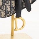 Christian Dior Mini Saddle Bag (2000) – ikonisk veske i blå Trotter canvas thumbnail