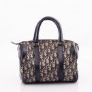 Christian Dior Trotter Boston (2000) – ikonisk veske i blå Trotter canvas thumbnail