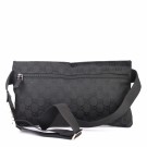 Gucci Belt Bag – Klassisk unisex-modell i svart canvas thumbnail
