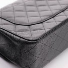 Chanel Double Flap Jumbo (2005) – ikonisk veske i sort caviar thumbnail