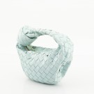 Bottega Veneta Mini Jodie (2020) – ikonisk veske i pastellblått lammeskinn thumbnail