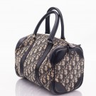 Christian Dior Trotter Boston (2000) – ikonisk veske i blå Trotter canvas thumbnail