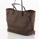 Louis Vuitton Neverfull GM (2009) – ikonisk tote i Damier Ebene thumbnail