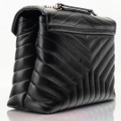 Saint Laurent veske (2017) – elegant veske i sort lammeskinn thumbnail