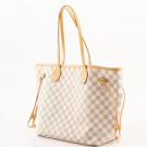 Louis Vuitton Neverfull MM (2010) – ikonisk tote i Damier Azur thumbnail