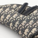 Christian Dior Mini Saddle Bag (2000) – ikonisk veske i blå Trotter canvas thumbnail