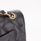 Chanel Double Flap Jumbo (2005) – ikonisk veske i sort caviar thumbnail