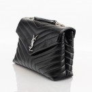 Saint Laurent veske (2017) – elegant veske i sort lammeskinn thumbnail