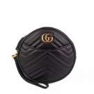 Gucci Wristlet (2000) – elegant clutch i sort lammeskinn thumbnail