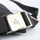 Gucci Belt Bag – Klassisk unisex-modell i svart canvas thumbnail