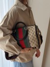 Gucci Boston Bag Sherry Line (2009) – klassisk veske i GG canvas thumbnail
