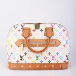 Louis Vuitton Alma Multicolour White PM